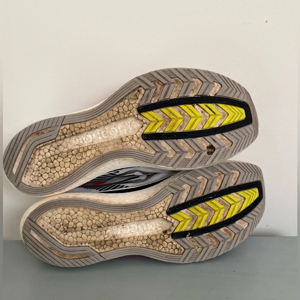 Saucony Endorphin Pro 2 Men’s Running Shoes Sneakers White in Hot Streak 11.5 - Picture 11 of 12